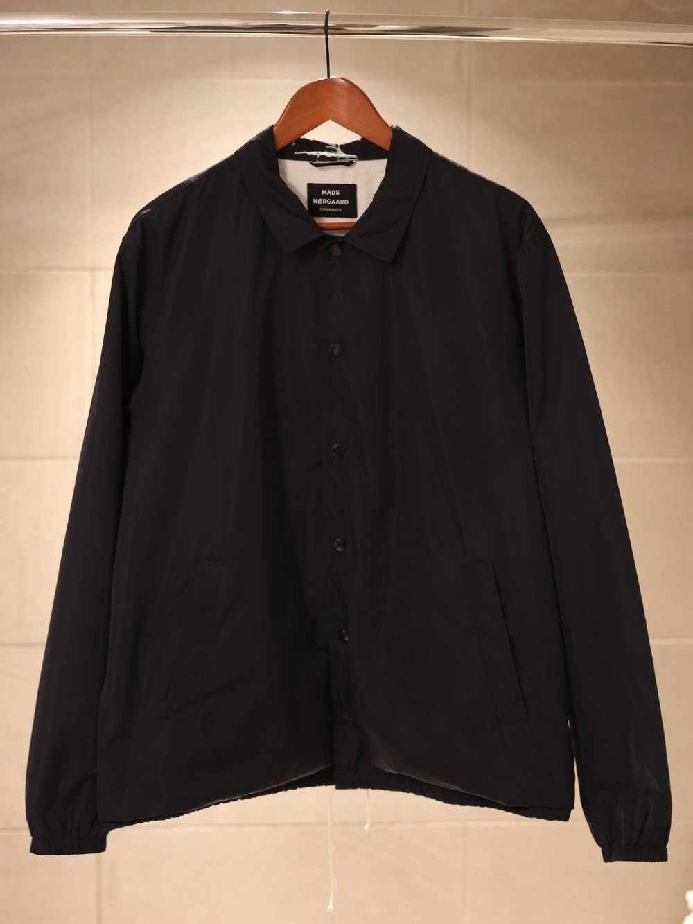 Mads Norgaard Navy Lightweight Coach Jacket